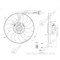 Ventilador de refrigeración del radiador para VW POLO DERBY FOX